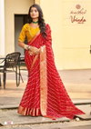 Vrinda Vol 3 By Kashvi Marshmello Best Leheriya Saree Wholesale Shop In Surat
